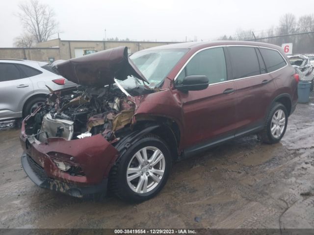 5FNYF6H19JB053378 Honda PILOT LX