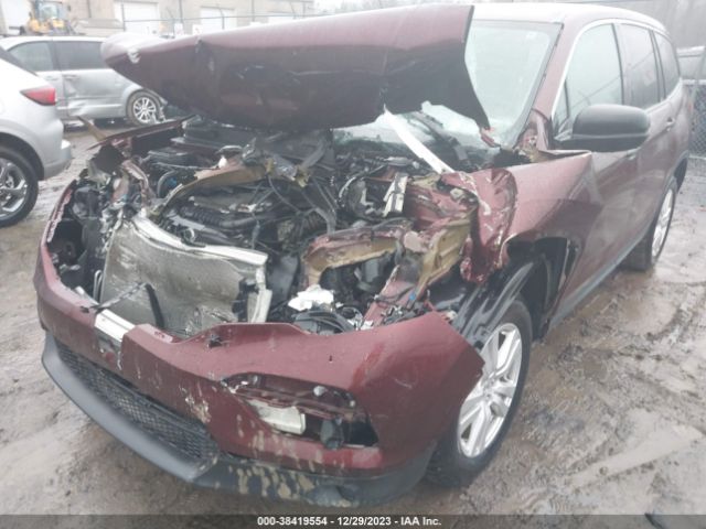 5FNYF6H19JB053378 Honda PILOT LX
