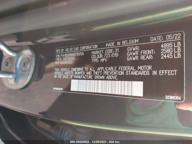 Volvo Xc40 T5 R-design 2022 YV4162UM4N2791704 Image 9
