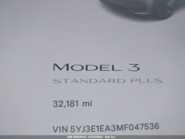 2021 TESLA MODEL 3 5YJ3E1EA3MF047536 Photo 6