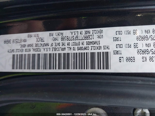 RAM 2015 2015 1C6RR7TT6FS778108 Image 26