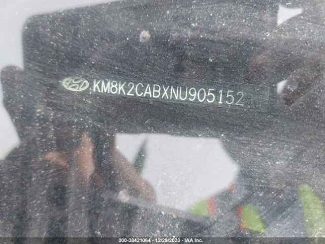 KM8K2CABXNU905152 Hyundai Kona Se