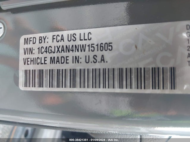 1C4GJXAN4NW151605 Jeep Wrangler