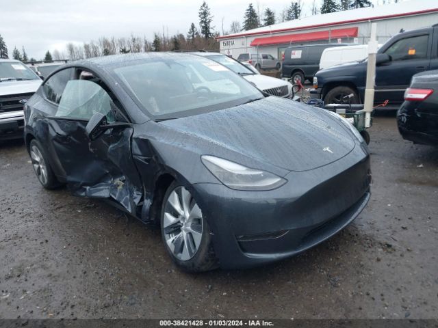 Auction sale of the 2023 Tesla Model Y Awd/long Range Dual Motor All-wheel Drive, vin: 7SAYGDEE8PF907703, lot number: 38421428