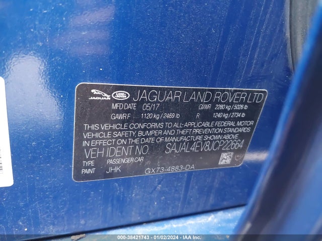 2018 JAGUAR XE SAJAL4EV8JCP22664 Photo 8