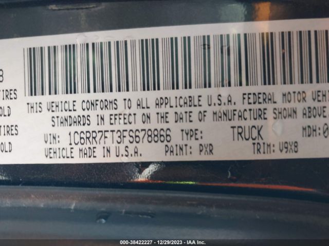 1C6RR7FT3FS678866 RAM 1500 Express
