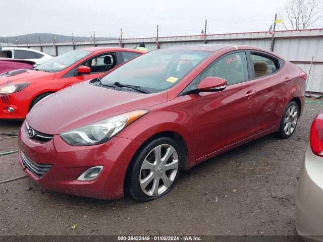 2013 HYUNDAI ELANTRA LIMITED VIN: 5NPDH4AE8DH291996