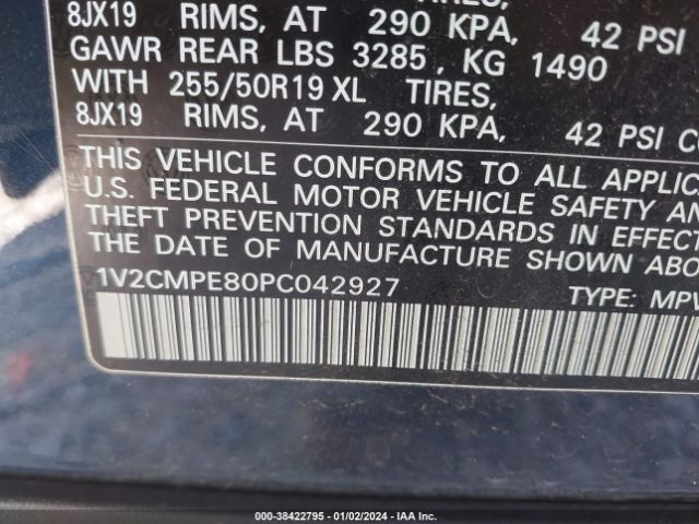 1V2CMPE80PC042927 Volkswagen ID.4 PRO