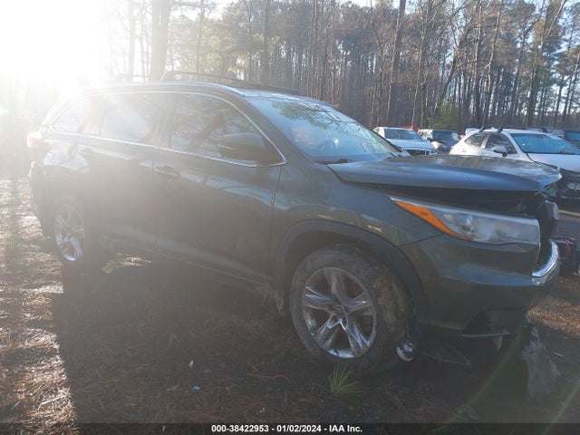 2016 TOYOTA HIGHLANDER LIMITED PLATINUM V6 VIN: 5TDDKRFH4GS341129