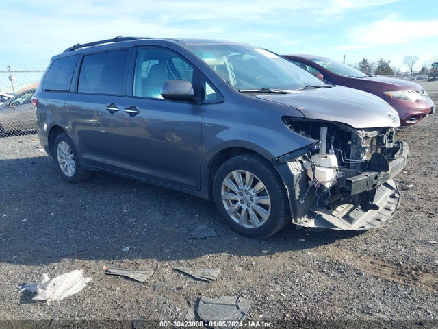2017 TOYOTA SIENNA XLE PREMIUM 7 PASSENGER VIN: 5TDDZ3DC2HS147894