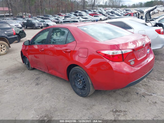 2016 TOYOTA COROLLA LE VIN: 2T1BURHE8GC679260