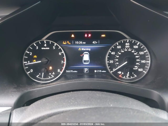 Aukcja sprzedaży 2020 Nissan Murano Sl Fwd, vin: 5N1AZ2CJ3LN150973, numer aukcji: 38423234