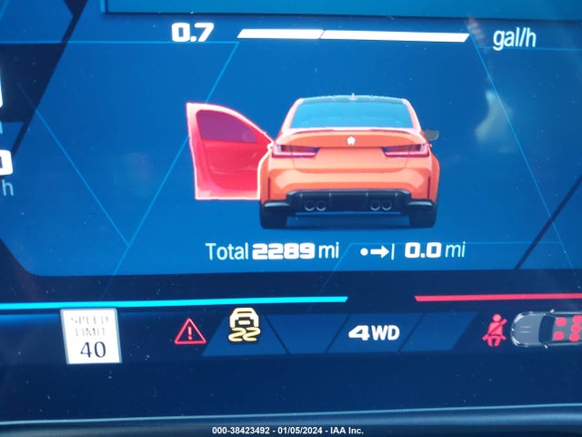 2023 BMW M3 COMPETITION XDRIVE VIN: WBS43AY07PFP48988