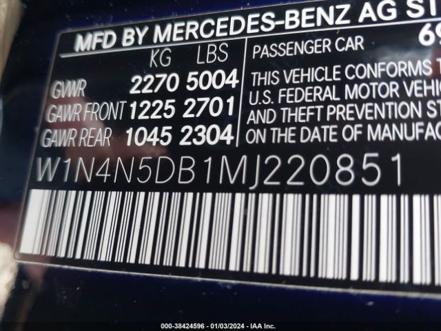 2021 MERCEDES-BENZ AMG GLA 45 W1N4N5DB1MJ220851 Photo 8