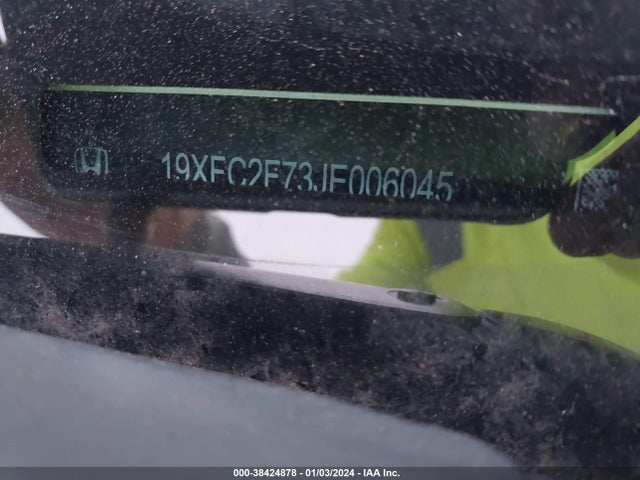 Honda CIVIC EX 2018 19XFC2F73JE006045 Image 9
