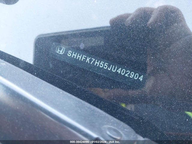 Honda CIVIC EX 2018 SHHFK7H55JU402904 Image 9