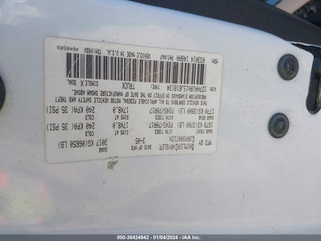 2005 DODGE RAM 1500 SLT/LARAMIE VIN: 1D7HA18N15J618134