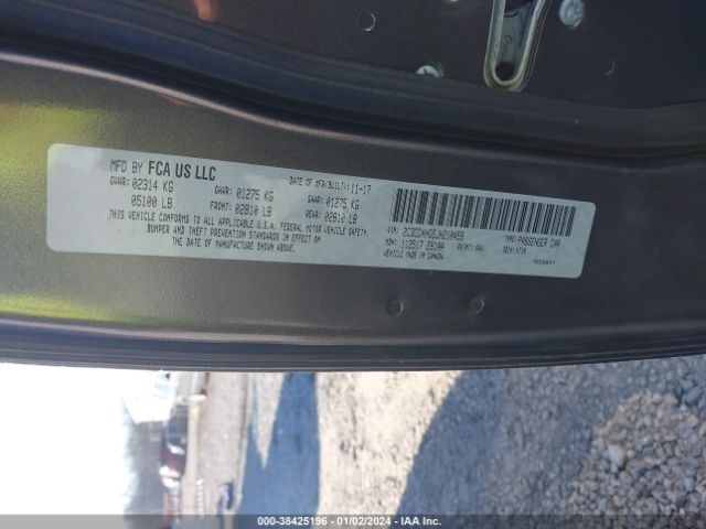 2C3CDXHG5JH210459 Dodge Charger Sxt Plus Rwd