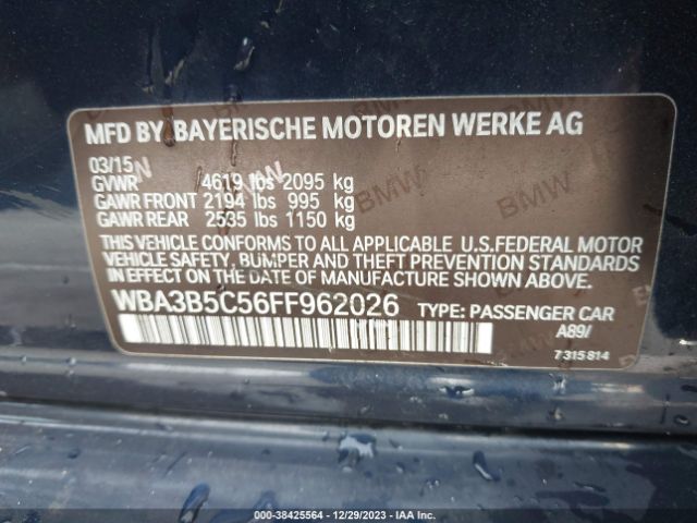 WBA3B5C56FF962026 BMW 328i Xdrive