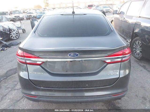 2018 FORD FUSION HYBRID SE VIN: 3FA6P0LU7JR120020