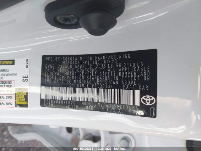 Toyota m20a-fks 2023 5YFB4MDE1PP032434 Image 21