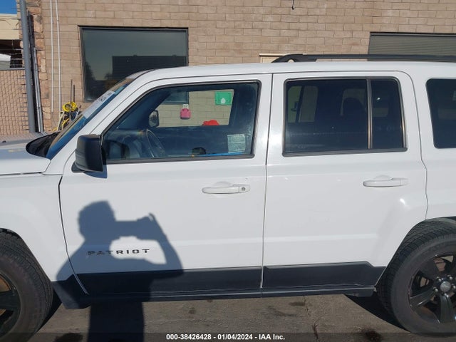 2012 JEEP PATRIOT LATITUDE VIN: 1C4NJPFA6CD685615