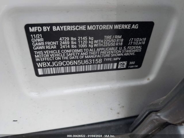 WBXJG9C06N5U63158 BMW X1 Xdrive28i