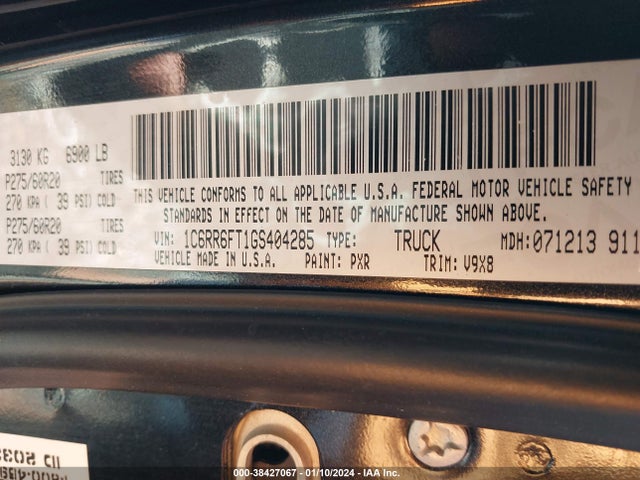 RAM 1500 Express 2016 1C6RR6FT1GS404285 Image 9