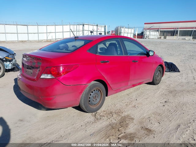 2012 HYUNDAI ACCENT GLS VIN: KMHCT4AE1CU056236