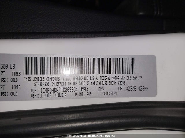 Dodge Durango Gt Plus Rwd 2020 1C4RDHDG3LC203954 Image 9