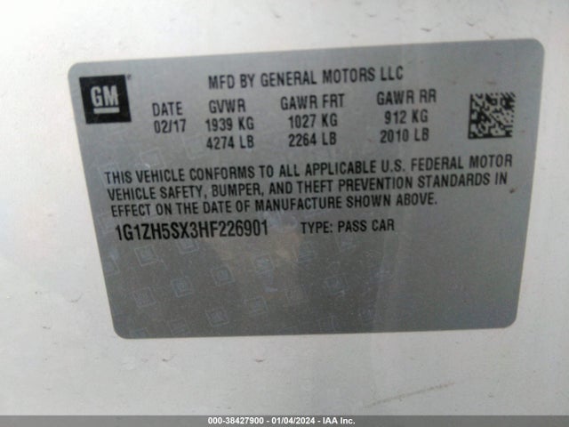 Chevrolet Malibu Premier 2017 1G1ZH5SX3HF226901 Image 9