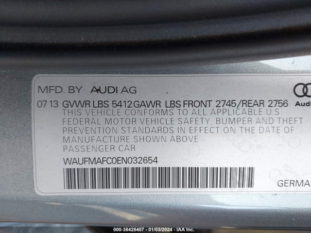 Audi A6 3.0 Tdi Premium Plus 2014 WAUFMAFC0EN032654 Image 9