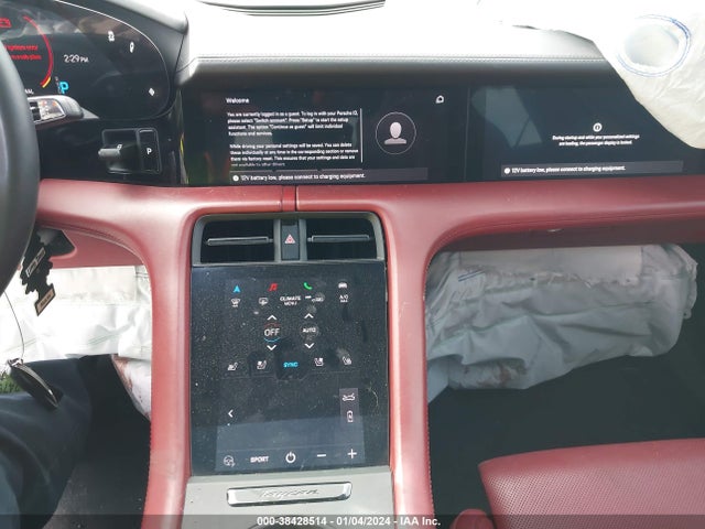 WP0AA2Y16NSA16132 Porsche Taycan
