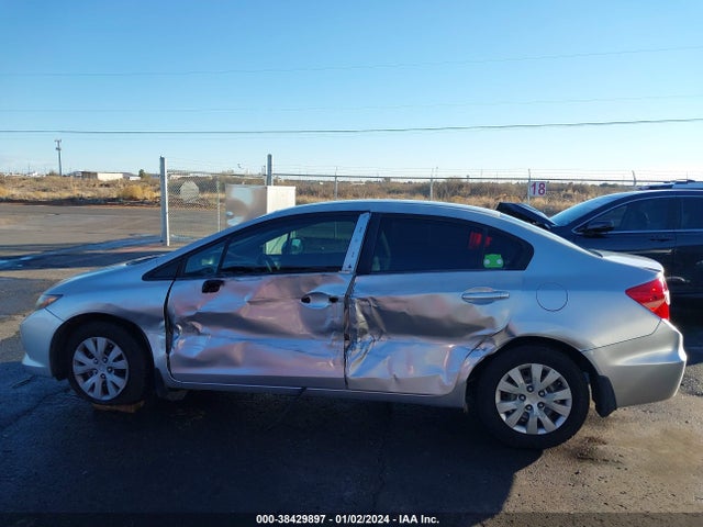 2012 HONDA CIVIC LX VIN: 2HGFB2F59CH320633