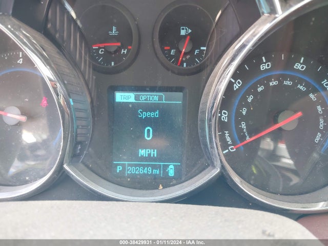 2013 CHEVROLET CRUZE LTZ VIN: 1G1PG5SB7D7258365