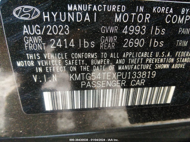 Genesis G70 3.3t Awd 2023 KMTG54TEXPU133819 Image 9