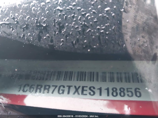 2014 RAM 1500 BIG HORN VIN: 1C6RR7GTXES118856