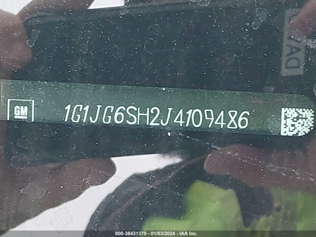 Chevrolet Sonic Lt Auto 2018 1G1JG6SH2J4109486 Image 9