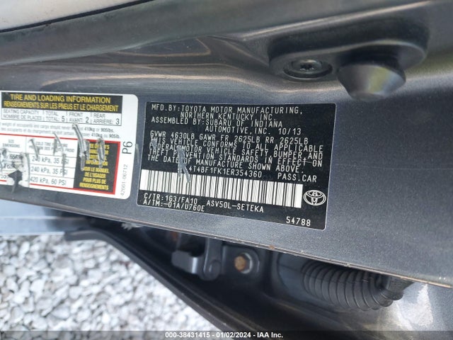 Toyota CAMRY L 2014 4T4BF1FK1ER354360 Image 9