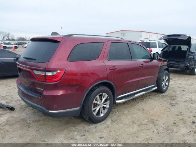 1C4RDHDG0GC459443 Dodge DURANGO LIMITED