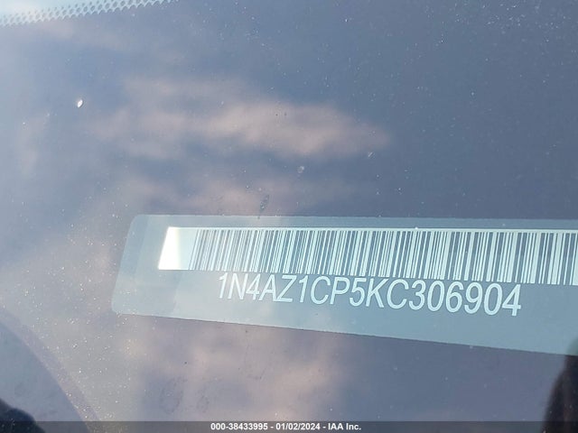 2019 NISSAN LEAF SV VIN: 1N4AZ1CP5KC306904