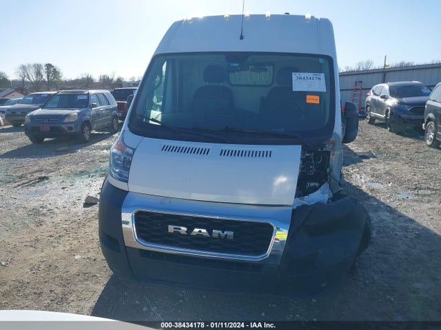 2021 Ram Promaster 2500 High Roof 159 Wb მანქანა იყიდება აუქციონზე, vin: 3C6LRVDG2ME542616, აუქციონის ნომერი: 38434178