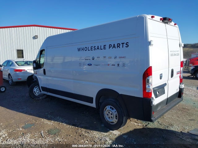 2021 Ram Promaster 2500 High Roof 159 Wb მანქანა იყიდება აუქციონზე, vin: 3C6LRVDG2ME542616, აუქციონის ნომერი: 38434178