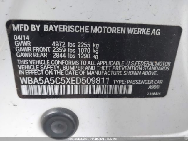 WBA5A5C5XED509811 BMW 528I