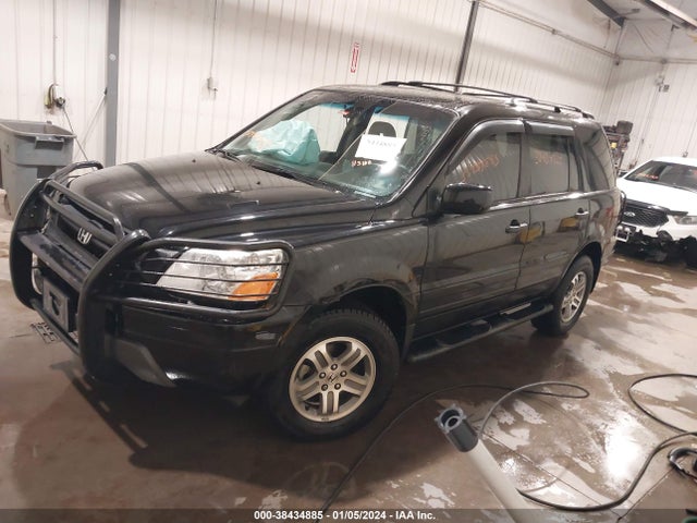 2004 HONDA PILOT EX-L VIN: 5FNYF18554B009730