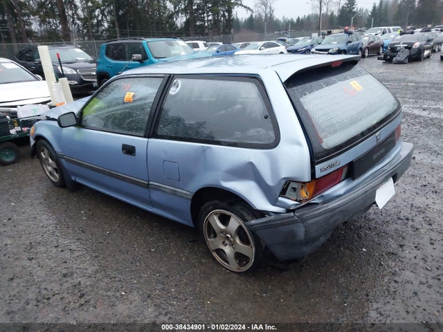 1989 HONDA CIVIC VIN: 2HGED6349KH503487