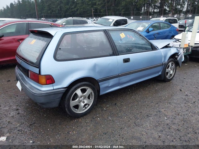 1989 HONDA CIVIC VIN: 2HGED6349KH503487