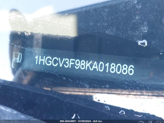1HGCV3F98KA018086 Honda Accord Hybrid Touring