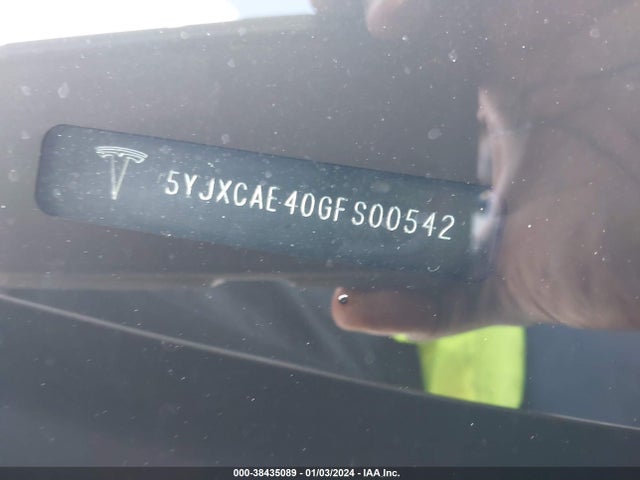 Tesla Model X 60d/p100d/p90d 2016 5YJXCAE40GFS00542 Image 9