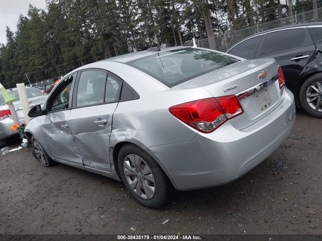 2015 CHEVROLET CRUZE LS MANUAL VIN: 1G1PB5SH8F7282339